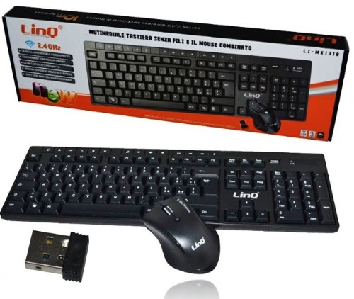 Tastiera + Mouse WiReless Linq