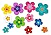 aufgeklebt.de Autocollants pour Voiture, Floral Design: Mini Fleurs 15-Set 5-26 pièces - mélangées!