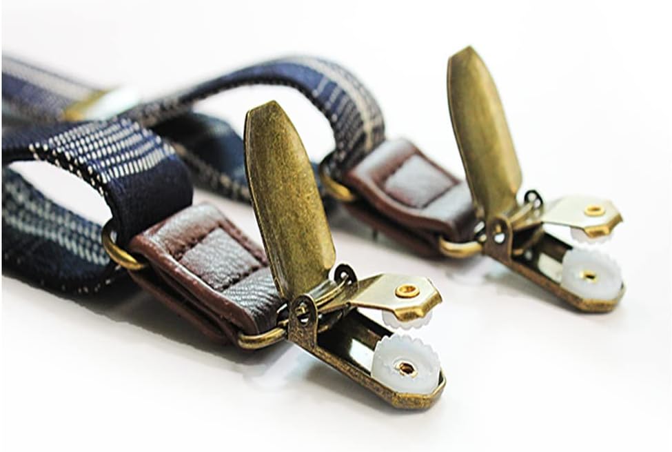 Men's Trousers Straps 2cm Narrow Clip Suspenders Jeans Shorts