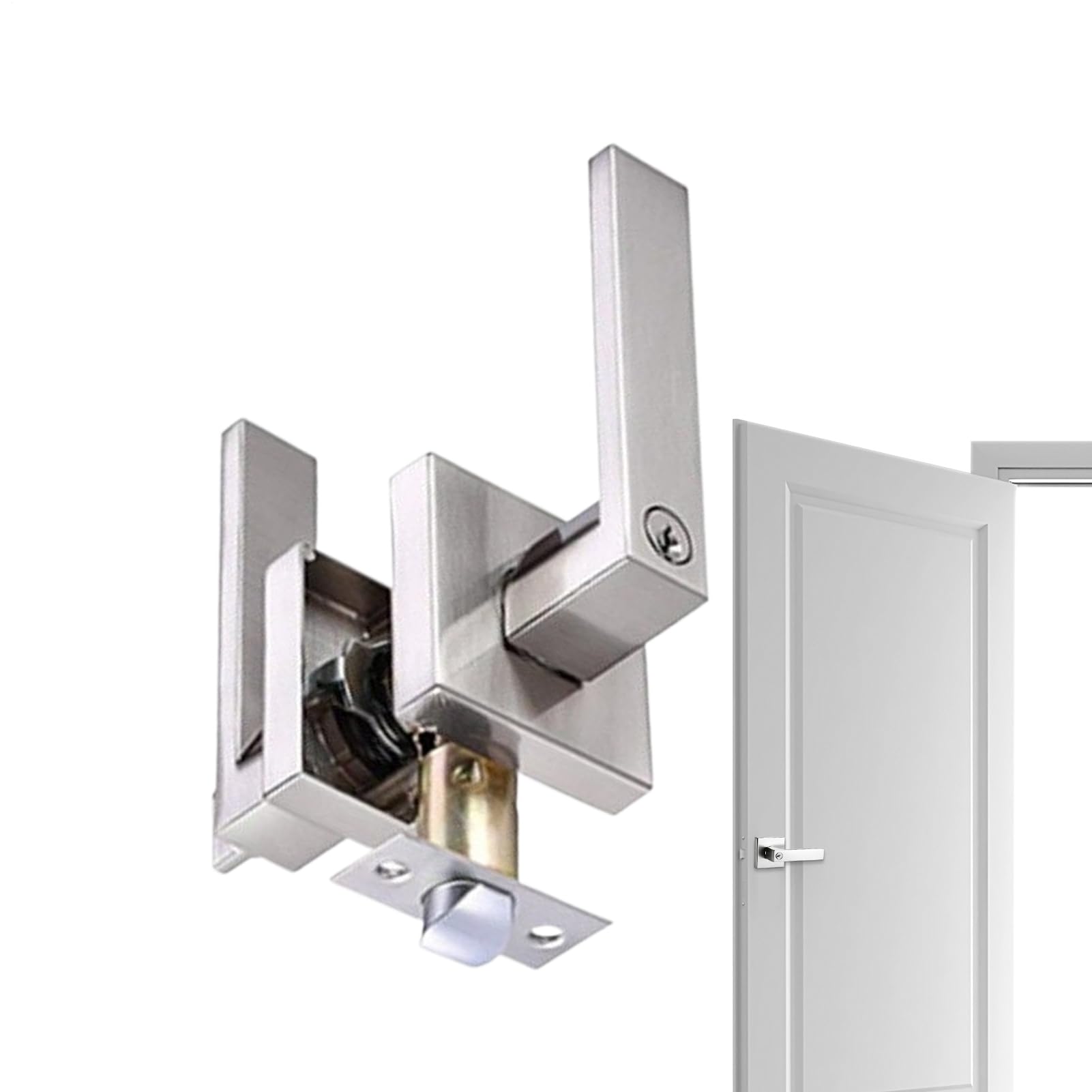 Bouton de porte intérieur haut de gamme en alliage d'aluminium lourd durable