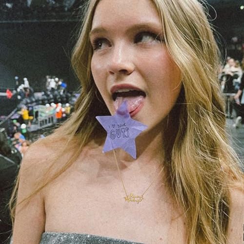 Inspired Name Necklace Compatible with Olivia, Music Singer Name Necklace for Fans Concert Accessories Gifts2