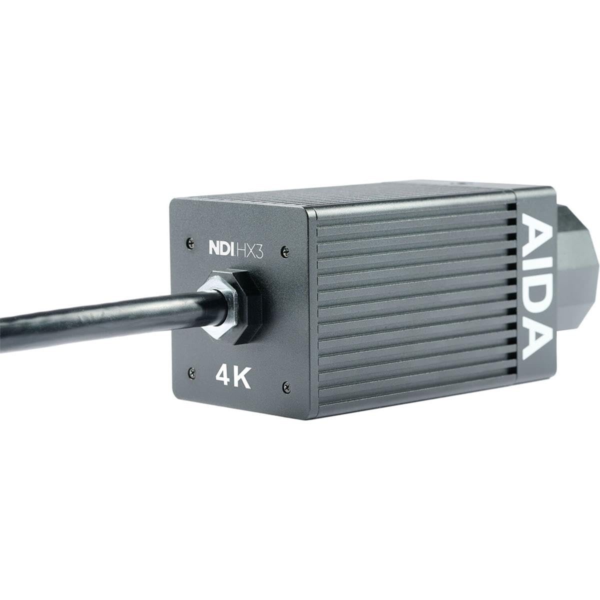 AIDA UHD-NDI3-IP67 4K UHD NDI|HX3 IP67 Weatherproof POV Camera with 5mm 12MP Lens, Black