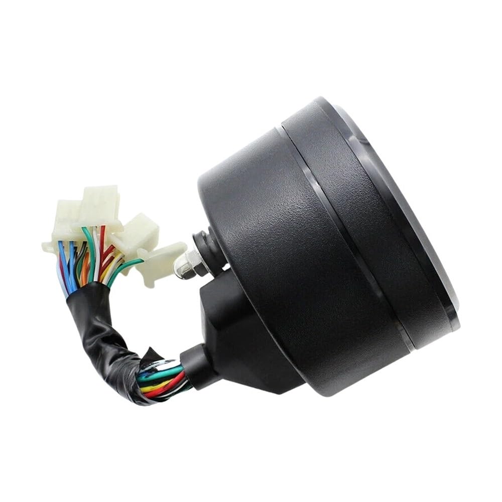 Indicatore Velocità Universale Moto 12000RMP Tachimetro Contachilometri Contagiri 1-4 Cilindri Manometro Digitale Cruscotto
