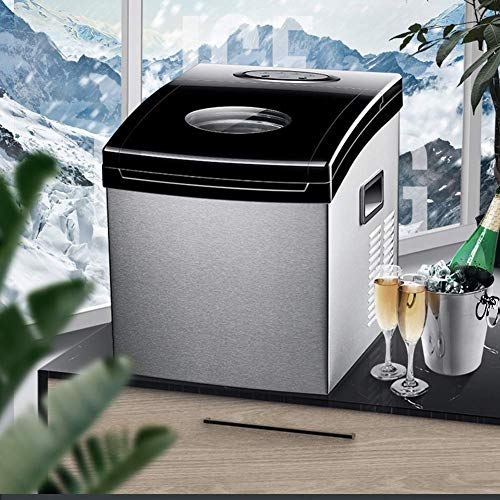 MHGD Eismaschine für Arbeitsplatte, 55 lbs Eis/24 h elektrische Eiswürfelbereiter in 8 Minuten fertig mit Eisschaufel, 2… – Bild 6