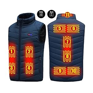 Yokbeer Verwarmd Vest voor Heren en Dames Elektrisch USB-opladen Mouwloos Verwarmd Jack Verwarmde Kleding Winter Warm…