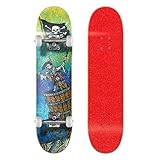 SkateXS Beginner Pirate Street Skateboard