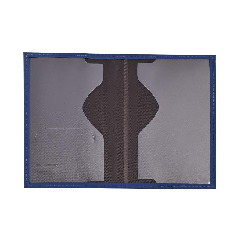 Image of House of Quirk Multi-Functional PU Leather Travel Passport Case, Passport Protection Cover, Credit Card & ID Card Holder (Navy)