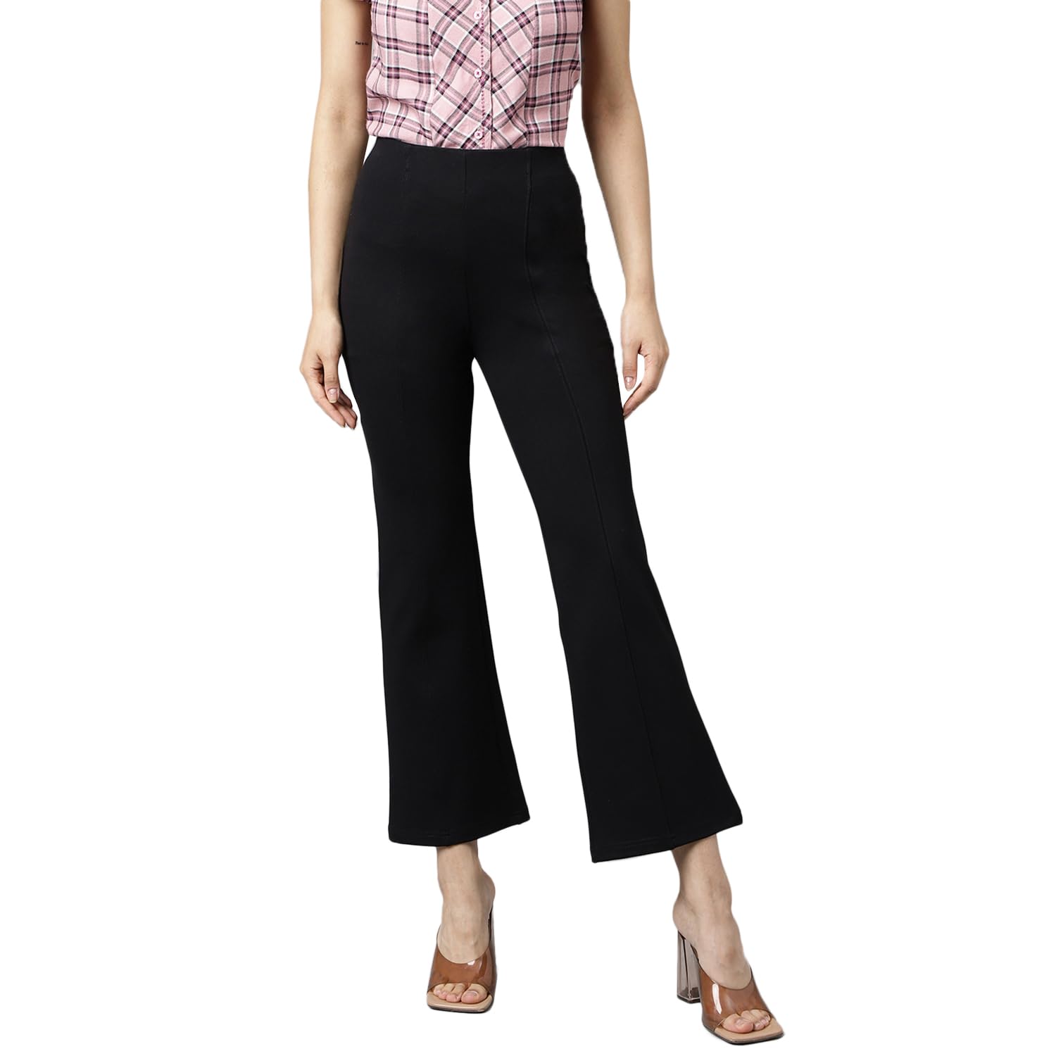 Latin Quarters Flared Black Color Pant