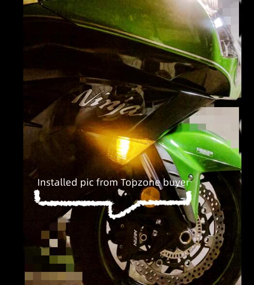 Amazon.com: TOPZONE Compatible for Kawasaki2006-2019 Ninja