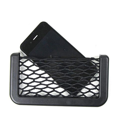 SZSS-CAR 2 Pieces Car Net String Box Pocket Organizer Bags Baskets Mobile Phone Holder Seat Side Back Storage Network Shelf Nets Auto Mesh Nets 200X80MM