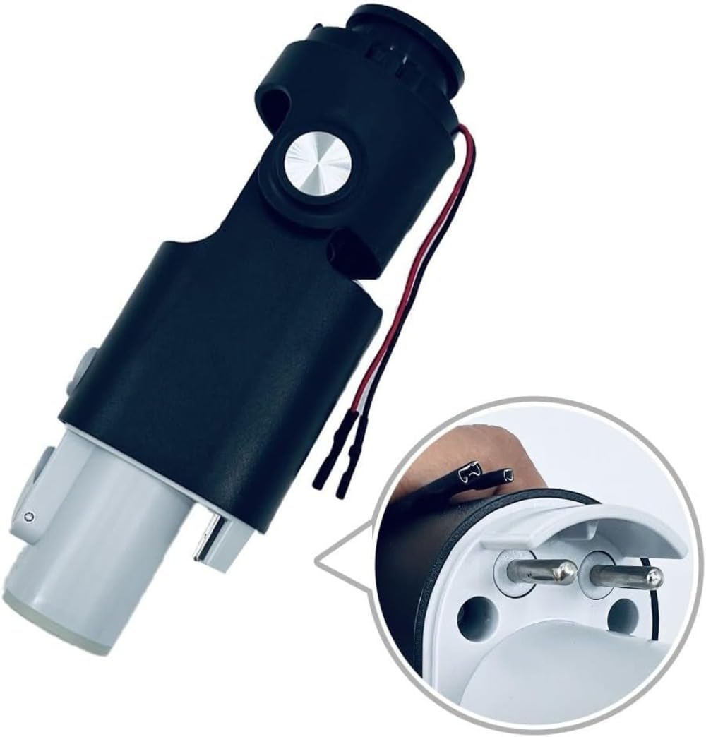 elektrischer Schlauch für Bodenbürsten, kompatibel mit Roidmi Handstaubsauger X20 X30 F8 NEX Serie, Bürste für M8 XCQ02RM F8e F8Epro NEX2 X30pro S1 Speziell für XCLEA P10, Schwarz