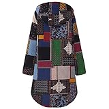 Kapuzenpullover Fleecejacke Damen Gefütterte Plüschmantel Teddymantel Winterjacke Weihnachten Langarm Wollmantel Lang Winterjacke Strickjacke Teddyfleece Hochwertige OTW Herbstjacke Gemütliche