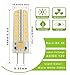 Lamsky GY6.35 G6.35 LED Light Bulb Dimmable,G6.35/GY6.35 Bi-pin Base 5W,AC/DC 12V Warm White 3000K,GY6.35 Base T4 JC Type 50W Halogen Replacement(Pack of 4)