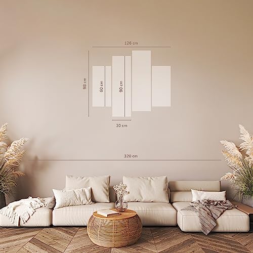 Decomonkey Quadro Stampa su Tela moderno Cascata