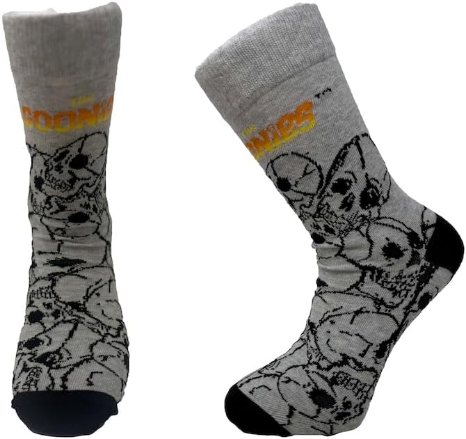 The Goonies Mens Calf Socks Size 6.5-11.5