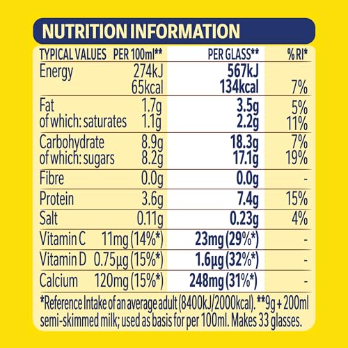 Image of Nesquik Nestle Banana Flavour Milkshake Mix,300 G