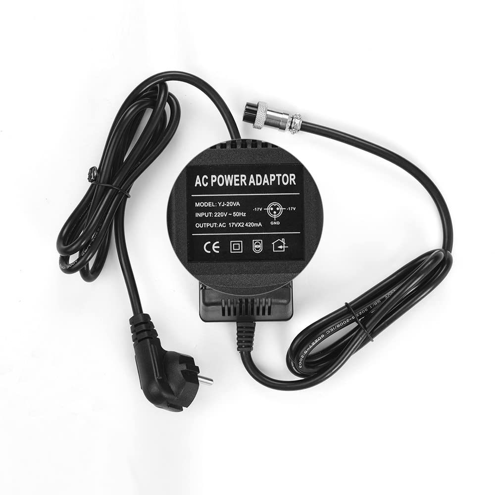 Irfora 17 V 420mA Mixer Console Mixer Alimentatore Adattatore CA Connettore a 3 pin Ingresso 220 V Spina UE per MG16 / MG166CX / MG166C / F4 / F7 / 6FX