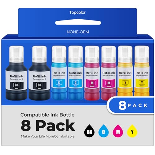 Flacons de recharge d'encre 542 compatibles Epson EcoTank Pro ET-5800 5150