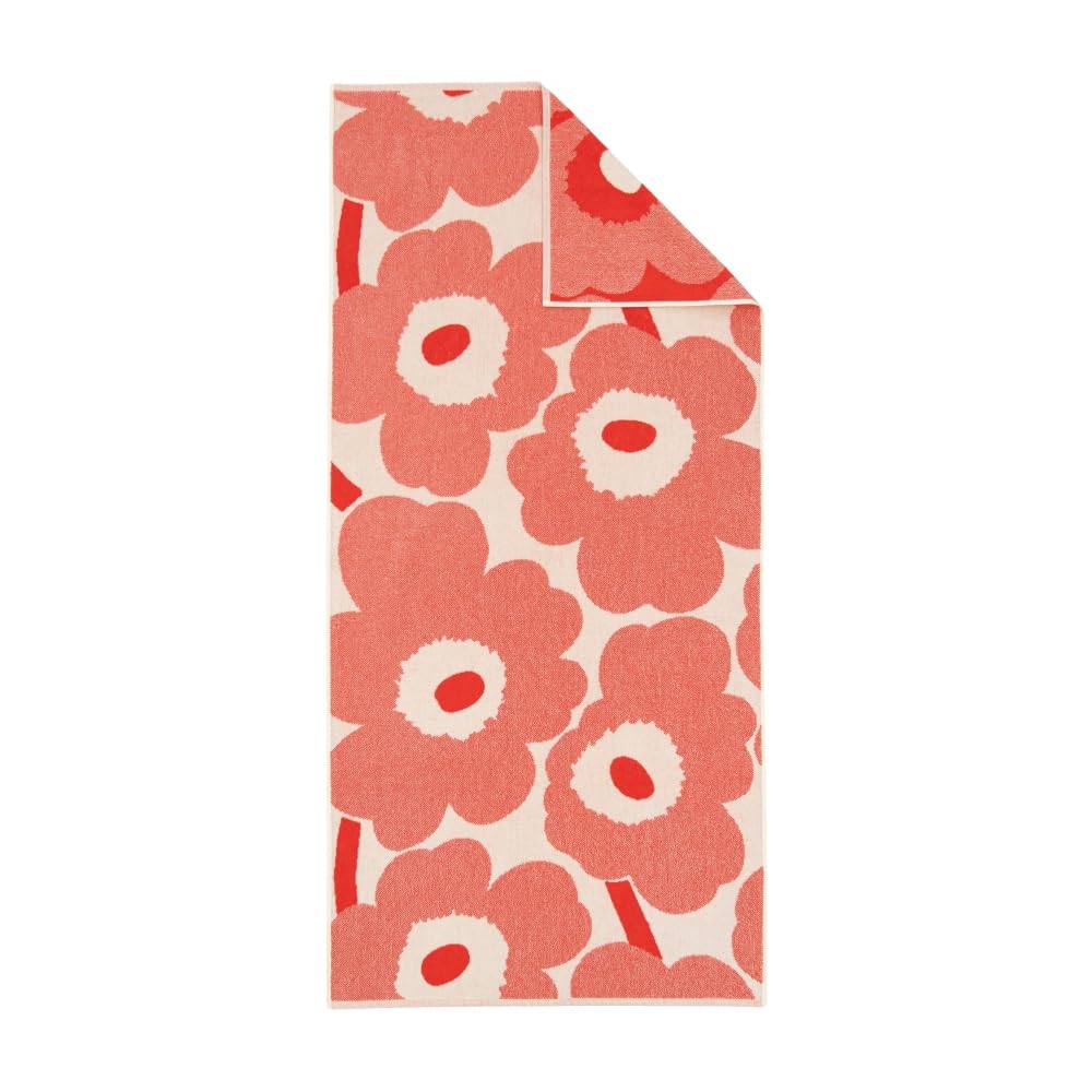 Amazon.com: MARIMEKKO Iso Unikko Orange & Red Terry Cotton Bath
