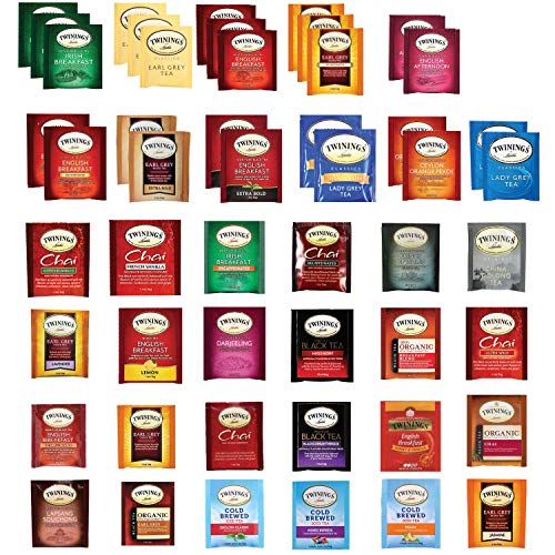 Twinings Black Tea Bags Sampler Assortment Variety Pack Gift Box - 48 Count - Perfect Gifts Variety for Christmas , Women , Men , Friends , Office