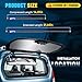 Rear Window Lift Supports Struts Shocks 4576 fit for Chevrolet Trailblazer 2002 2003 2004 2005 2006 2007,Pack of 2