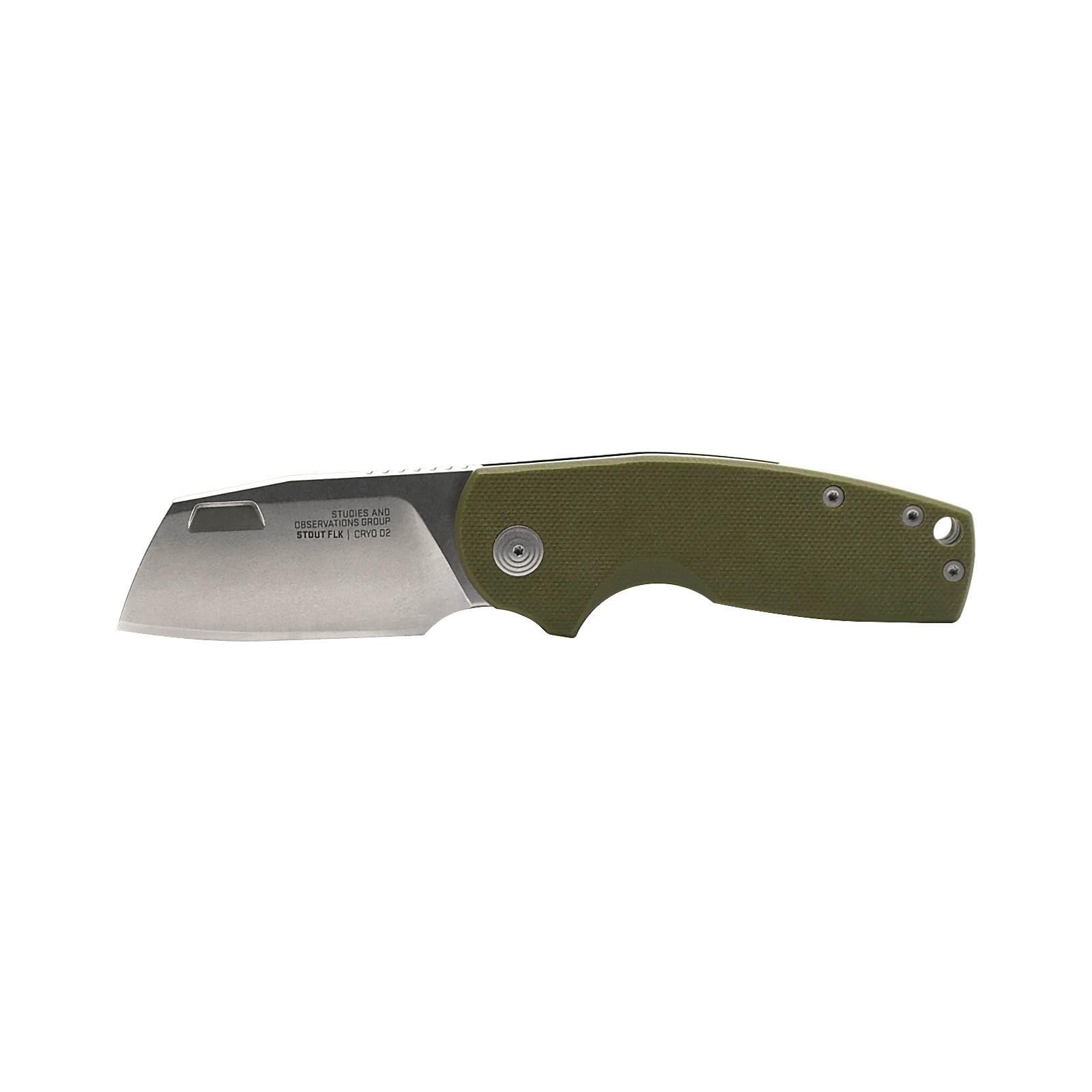 Amazon.com : SOG Stout FLK Cleaver Daily Carry Folding Knife with