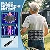 HONGJING Decompression Back Belt with Electric Pump for Lower Back Pain Relief, Inflatable Back Brace Lumbar Support for Men Women, Medium Size Fits 29-49 Waist