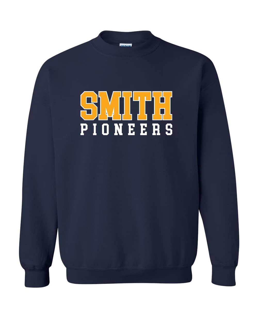 Smith College Pioneers Text Unisex Crewneck Sweatshirt - Smith Pioneers Apparel