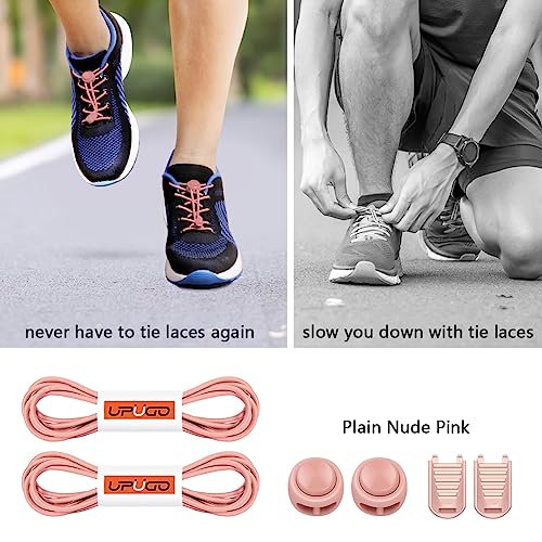 Image of UpUGo Elastic Shoe Laces, No Tie Shoe Laces Tieless for Kids, Adults, Elderly, One Size Fit All