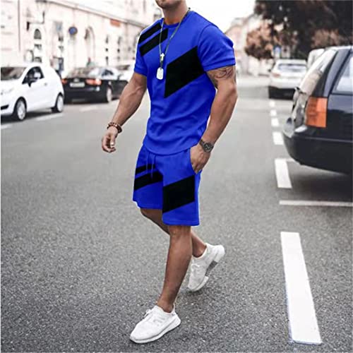 Junge Soccer Pants Men's Men's Short Sets Outfits 2 Piece Summer Tracksuit Short Sleeve Summer Short Jean Sets For Men 2023 Tracksuit Mens Set 2 Piece Designer Sets Big And Tall Velour Tracksuit #TOP1