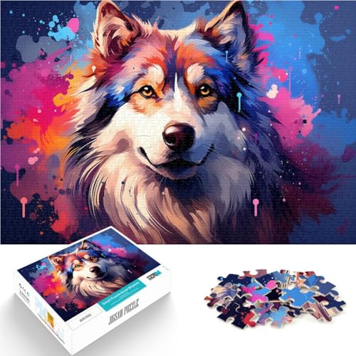 Puzzle para adultos de 1000 piezas artísticas en rompecabezas colorido de 38x52 cm