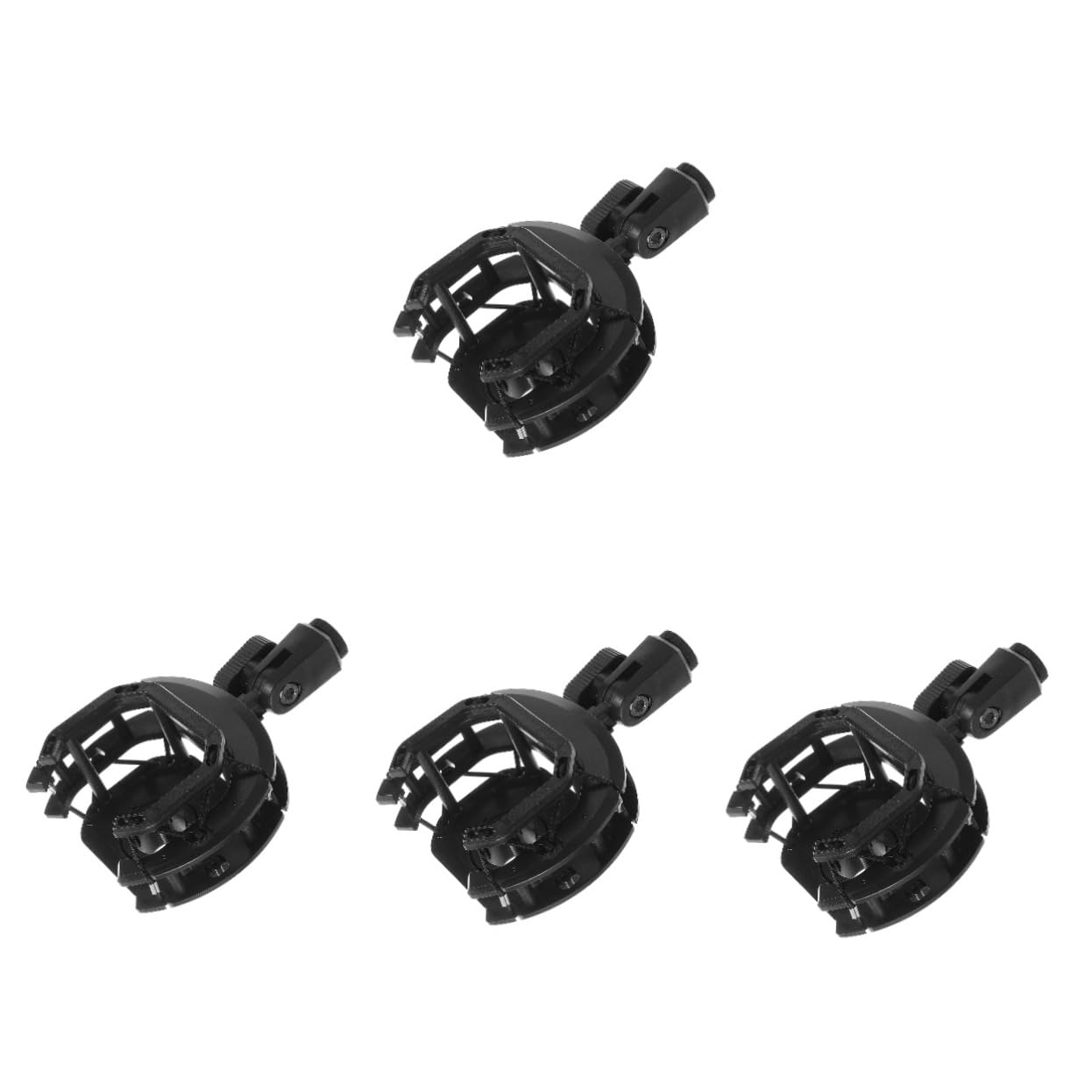 TOYANDONA 4pezzi Supporto Antivibrazioni Per Microfono Supporto Da Scrivania Per Registrazioni Professionali Resistente e Durevole Compatibile Con Microfoni Di Diverse