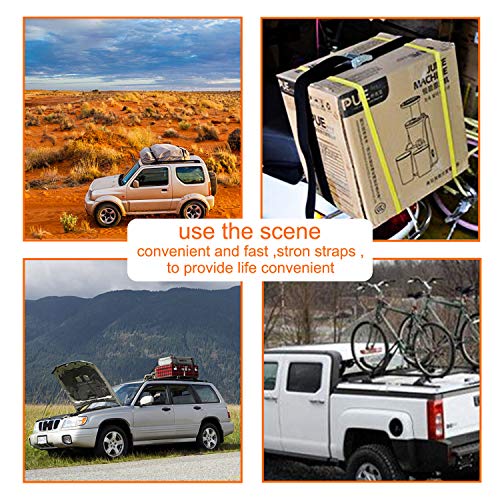 Joeyer 4 PCS Cinghia di Fissaggio Cinghie con