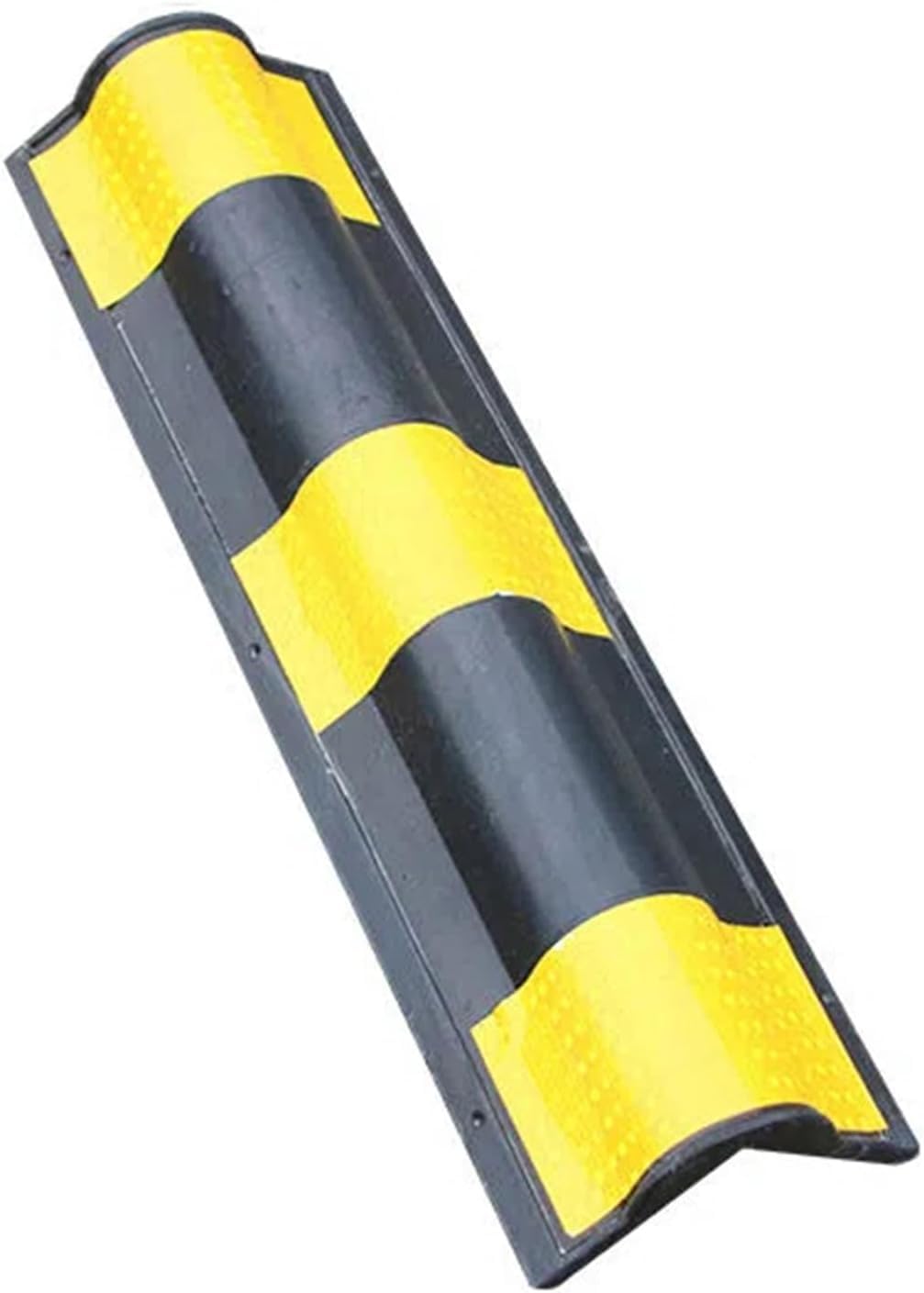MekUk Protección para Parachoques Protectores de borde y parachoques de pared, garaje con tira amarilla reflectante, guardias de almacenes, poste de parachoques Protectores para Esquinas de la Columna