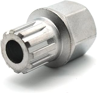 TEMO 56/11Pt Wheel Lock Lugnut Anti-Theft Lug Nut Screw Removal Key Socket S3057 for Vw Audi