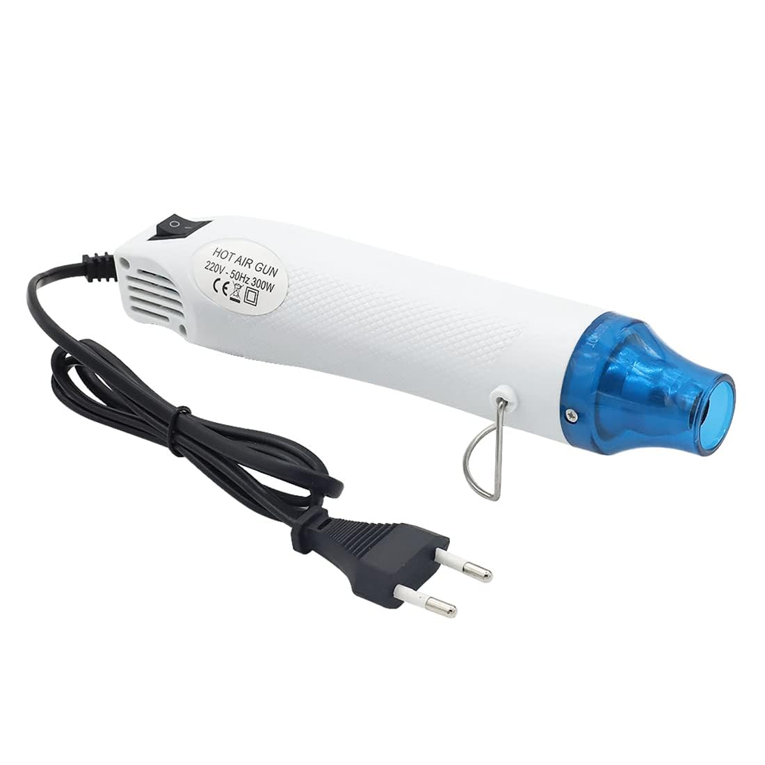 300W Mini Heat Gun for Crafts - Dual-Temperature Epoxy Resin Bubble Buster, Embossing Tool, Shrink Wrap, Drying Crafts, and Tumbler Painting-picture-18