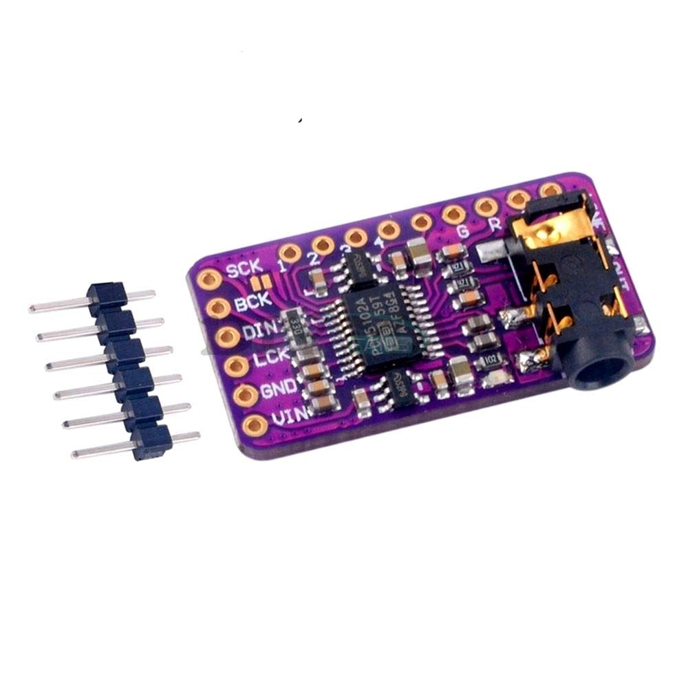 Interface I2S PCM5102 DAC Decoder GY-PCM5102 I2S Player Module for Raspberry Pi pHAT Format Board Di