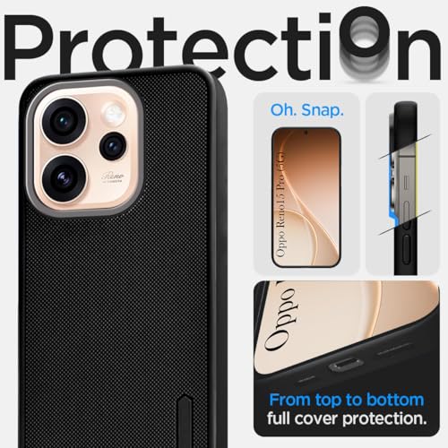 Image of Jkobi Rubberised Back Cover Case for Oppo Reno15 Pro 5G | Oppo Reno 15 Pro 5G (Textured Grip Design | Micro-Fiber Cloth Inside | Slim and Light Weight | Soft Touch and Feel)
