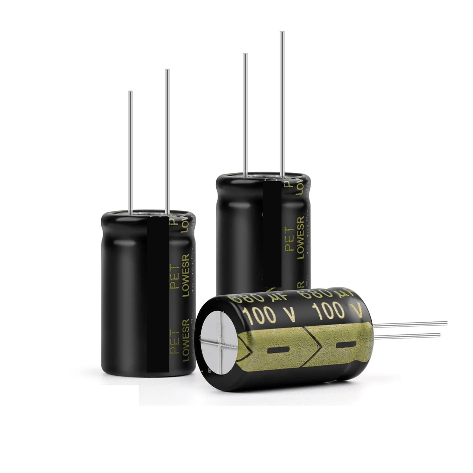 Condensateurs CAALO 100V680UF pour réparer les pannes d'alimentation et composants usés