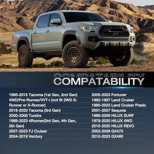 Image of Nilight Toyota Wheel Spacers for 1995-2023 Tacoma, 1989-2023 4Runner
