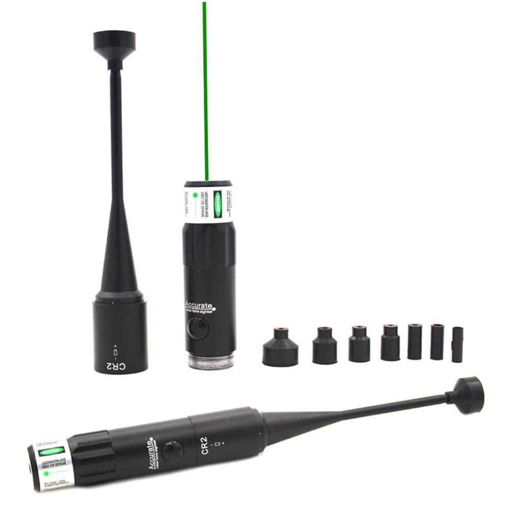 Gonetre Kit Visión De Agujero Adecuado Para Calibres 22 A. 50, Corrector Ajustable De 8 Piezas Kit Visión De Agujero Ligero Maleta Adecuado Para Ventiladore Caza Luz Verde Aire Libre