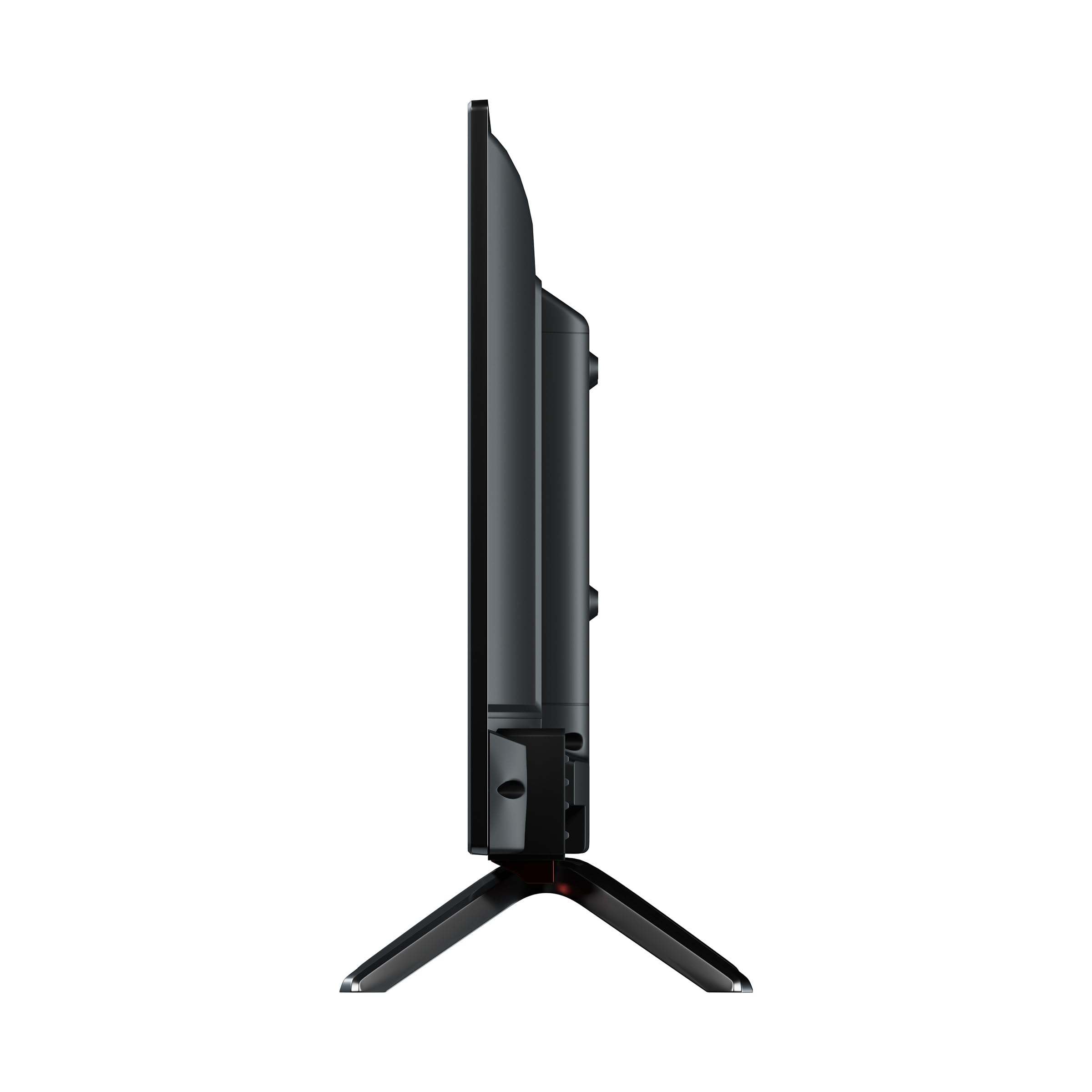 KIANO Slim TV Smart Travel Televisione 24" Pollici | LED HD TV schermo | Caricatore per Auto | HDMI USB | Dolby Audio |Triplo Tuner DVB-T2 | Nero