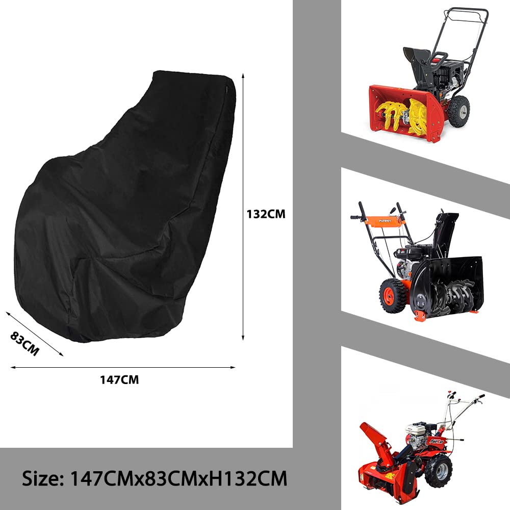 Snow Blower Cover, 420D Snowblower Cover Waterproof Heavy Duty, Outdoor