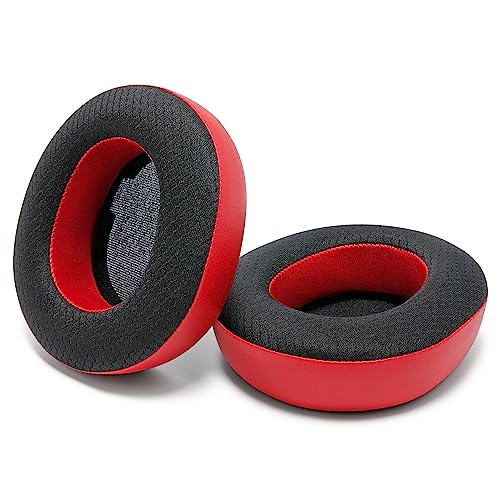 Image of WC Freeze Nova Pro Wireless - Cooling Gel Earpads for Arctis Nova Pro Wireless, Nova Elite & Nova Pro Omni (Doesn't Fit Other Models), by Wicked Cushions, Extra Thick & Comfortable | Red