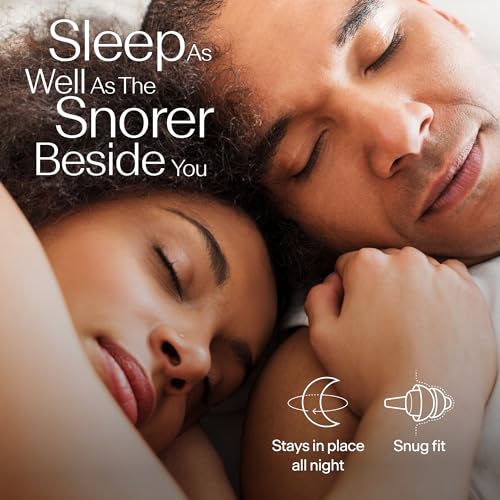 Image of Alpine SleepDeep Earplugs for Sleeping - Side Sleepers & Snoring - Ultra-Soft Noise Reducing Earplugs - 27dB SNR - Hypoallergenic, Silicone-Free - 1 Pair (S)