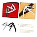 TEMKIN 2pcs Ukulele Guitar Capo Accessories Classical Guitar Electronic Kit Electronic Accessories Capo for Acoustic Guitar Acoustic Guitar Capo Guitar Accessory Electric Guitar Set Abs Guitar