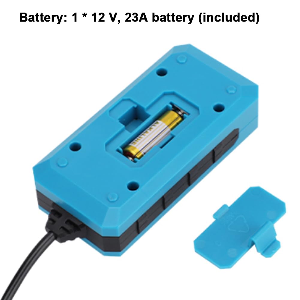Weytoll CNBJ-611 - Probador de corriente de fusibles automotrices, analizador de fugas de coche, herramienta de prueba de corriente de fusible automotriz, pantalla LCD de retroiluminación azul con luz