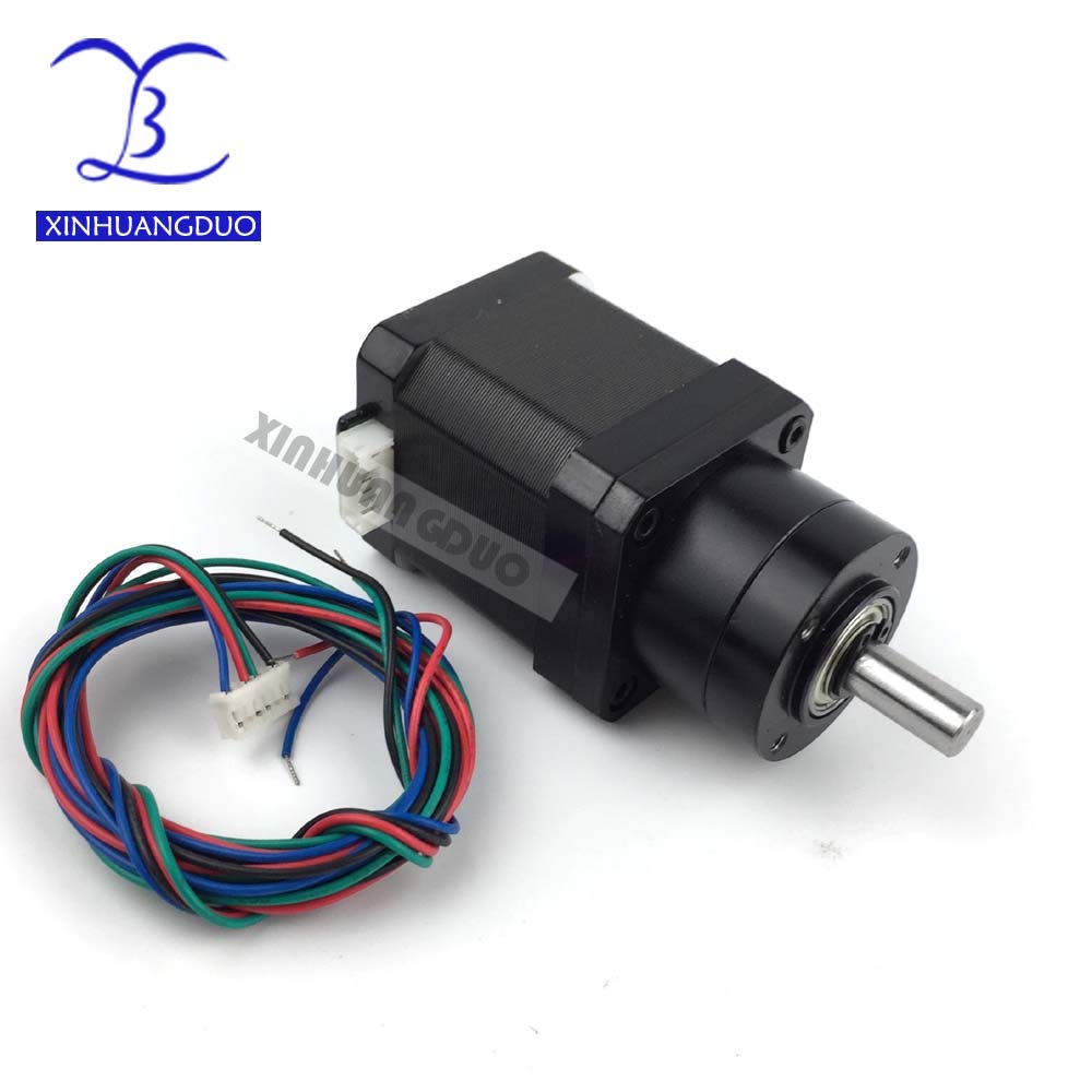 Gear ratio 5:1 Planetary Gearbox stepper motor 34mm Nema 17 Planetary Gearbox 3d printer motor