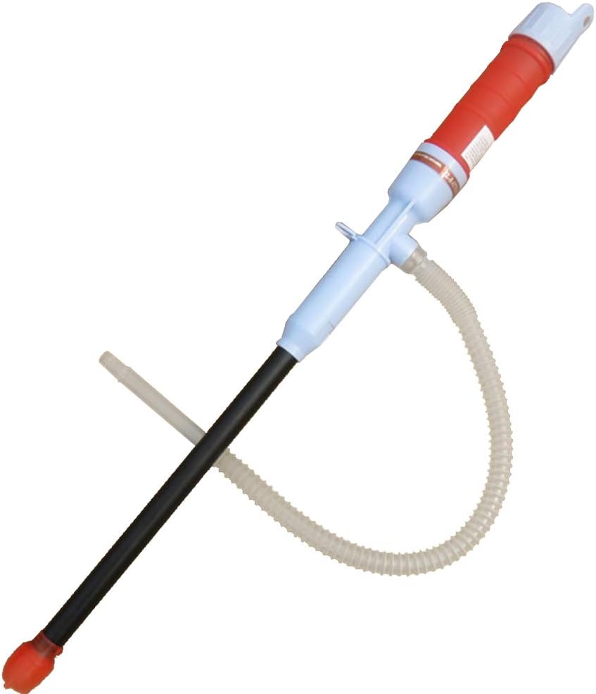 DEDC Battery-Operated Liquid Transfer Pump, Electric Siphon Pump with Bendable Suction Tube for Diesel, Fuel, Oil, Water, Gas and More