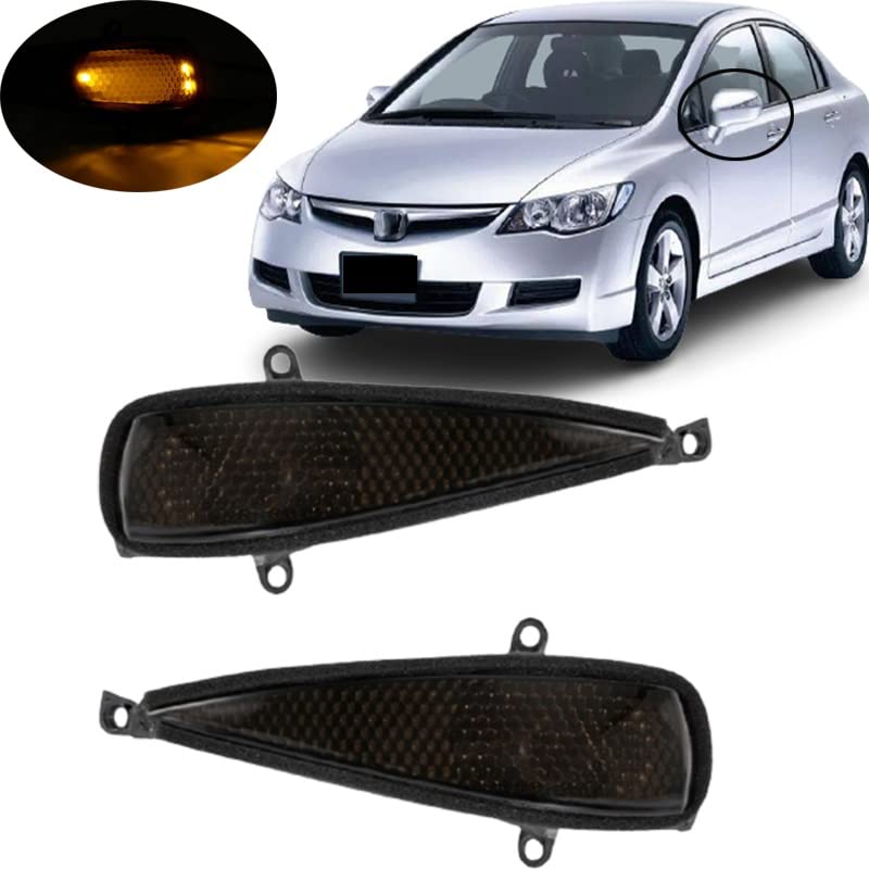 Clignotant rétroviseur gauche pour Honda Civic 2005-2012 - 2